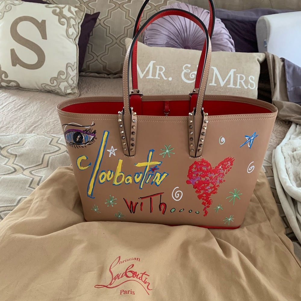 Christian Louboutin Calf Leather Tote Bag